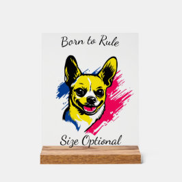 Anpassade Pop Art Chihuahua Design
