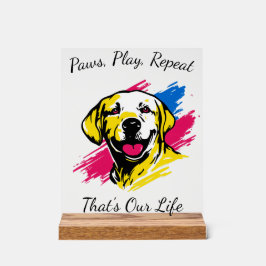 Anpassade Pop Art Labrador Design