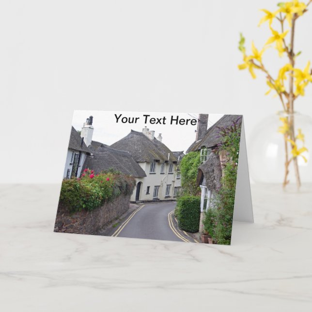 Anpassade Porlock, Somerset Kort (Gul blomma)