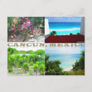 ANPASSADE POSTKORT- CANCUN KOLLAGE 11 VYKORT