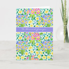 Anpassade Primors Grandparent Day Card Kort