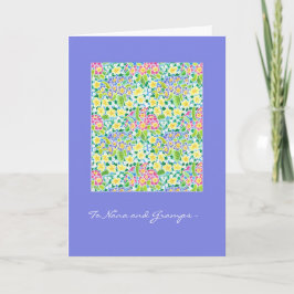 Anpassade Primors Grandparent Day Card Kort