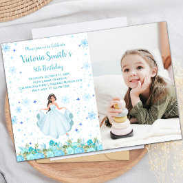 Anpassade Princess Party-för barn Inbjudningar