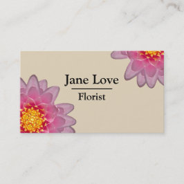 Anpassade Professionell Florist-Affärskort Visitkort