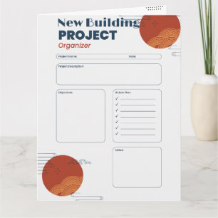 Anpassade Project Organizer-kort eller hämtning Kort