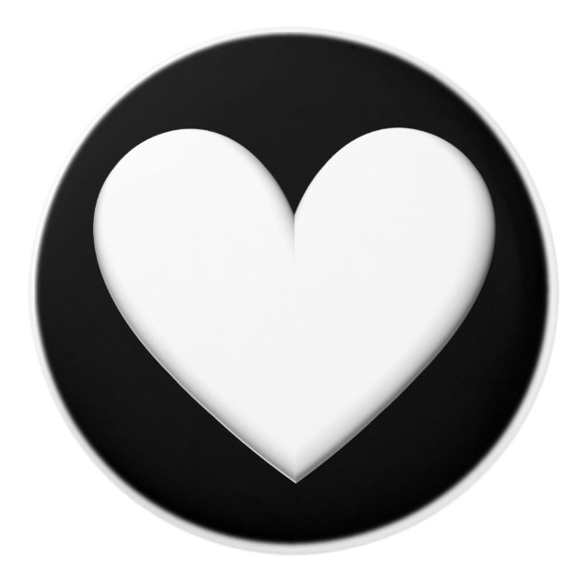 Anpassade Puffy Heart Knopp (Framsidan)