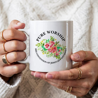 Anpassade Pure Worship 2025 Konvent JW-gåvor Kaffemugg