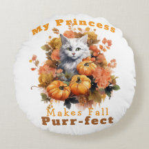Anpassade Purr-fect Autumn Cat Princess