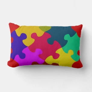 Anpassade Pussel Pillow Lumbarkudde