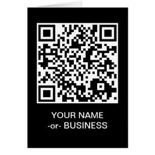 anpassade QR-kod Hälsningskort