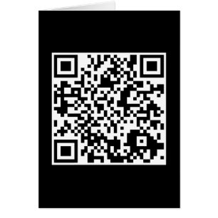 anpassade QR-kod Hälsningskort