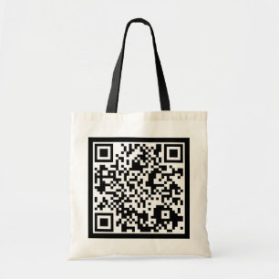 anpassade QR-kod Tygkasse