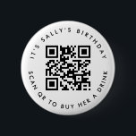 Anpassade Qr-koder Cash App Födelsedags Pin, Festf Knapp<br><div class="desc">Vi introducerar vår anpassningsbara QR-kod donationsknappnål, ett roligt och modernt sätt att fira en speciell tillställning! Denna unika knappnål har en anpassningsbar QR-kod som gör det enkelt att be om donationer. Oavsett om det är "Det är Sallys födelsedag, skanna för att köpa en drink till henne" eller ett personligt meddelande...</div>