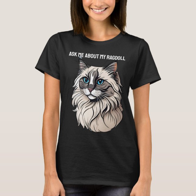 Anpassade Ragdoll T Shirt (Framsida)