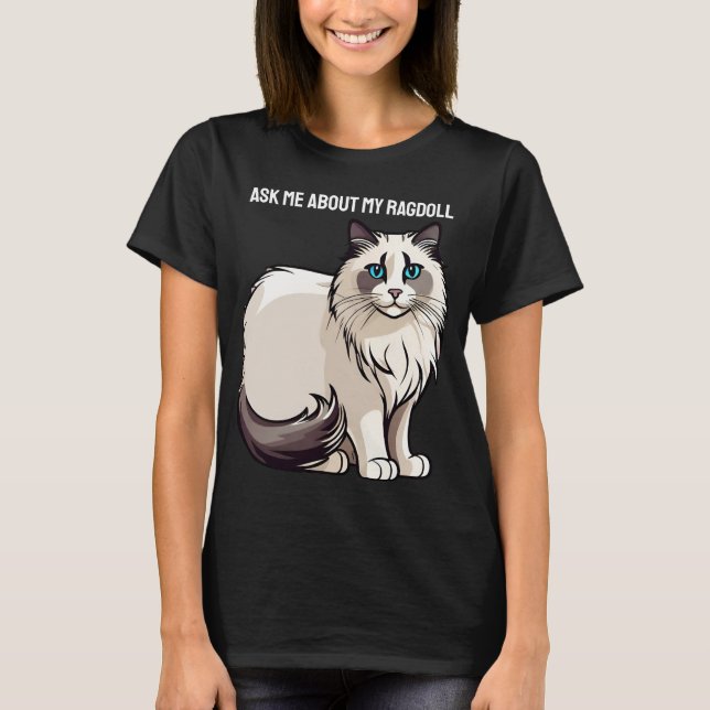 Anpassade Ragdoll T Shirt (Framsida)