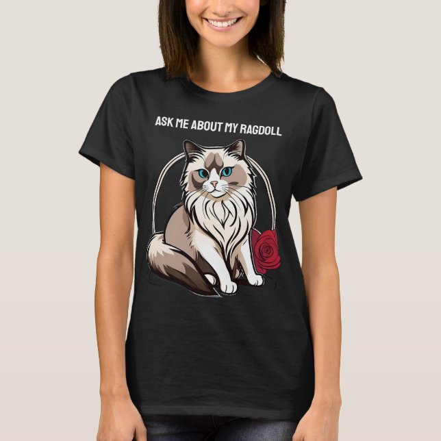 Anpassade Ragdoll T Shirt (Framsida)