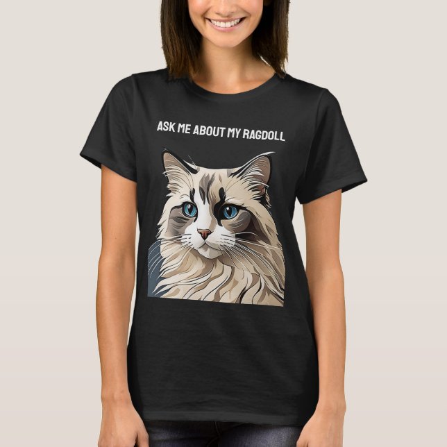 Anpassade Ragdoll T Shirt (Framsida)