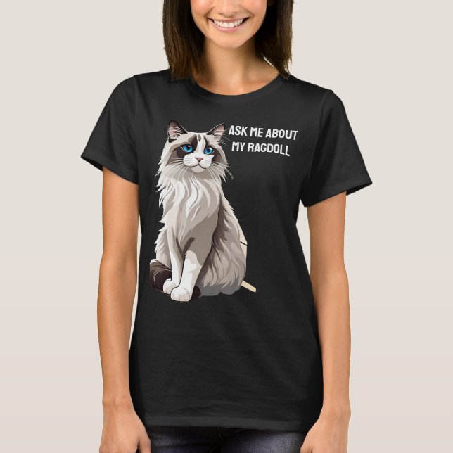 Anpassade Ragdoll T Shirt (Framsida)