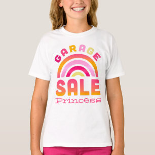 Anpassade Rainbow Garage Sale Kids T-Shirt