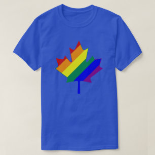 ANPASSADE RAINBOW MAPLE LÖV TEE SHIRT