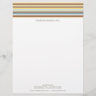 Anpassade Rand Mönster Retro Brevhuvud