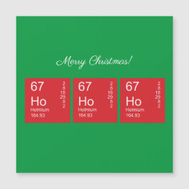 Anpassade Red and Grönt Ho Ho Ho Periodic Bord