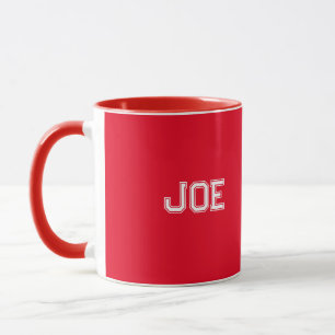 Anpassade Red Combo Stil Mugg Personlig