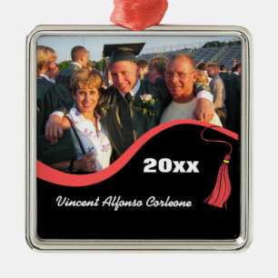 Anpassade Red Tassel Studenten Ornament