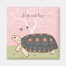 Anpassade Redfoot Tortoise Magnet