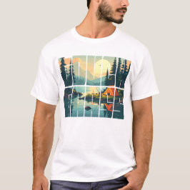 Anpassade Retro Touch Grass Utomhus Typografi T Shirt