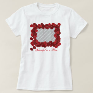 Anpassade Ro Petal Photo T-shirt