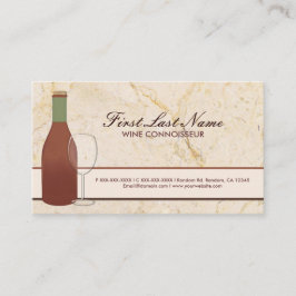 Anpassade röda vin-affärskort visitkort