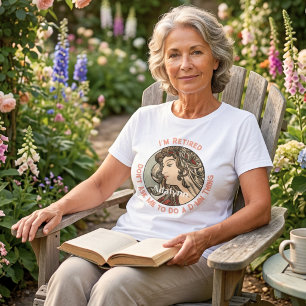 Anpassade roliga eleganta pensionspresenter för he t shirt