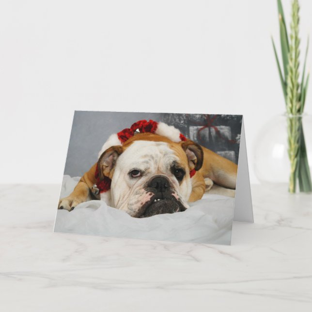 Anpassade - roligt julkort helgkort (Framsida)