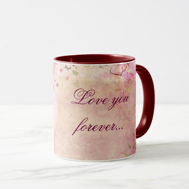 (Anpassade) Romantic Mugg (Framsida höger)