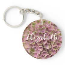 Anpassade Rosa & Blek Grönt Blommigt Hydrangea
