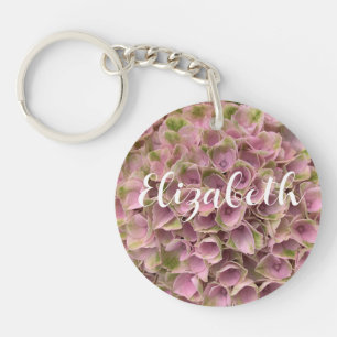 Anpassade Rosa & Blek Grönt Blommigt Hydrangea