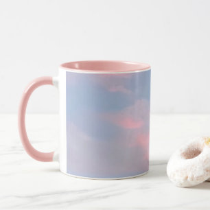 Anpassade Rosa Clouds Mugg