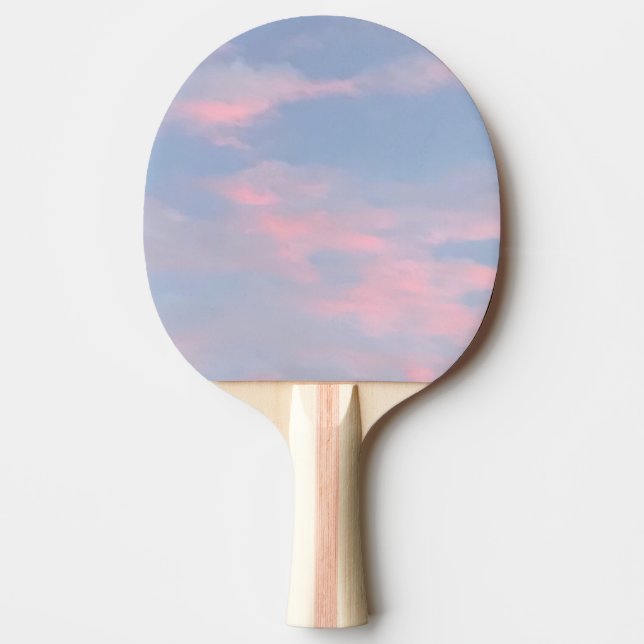 Anpassade Rosa Clouds Pingisracket (Framsidan)
