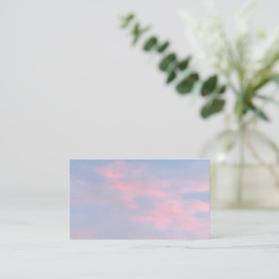 Anpassade Rosa Clouds Visitkort
