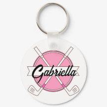 Anpassade rosa personliga golfklubbor monogram