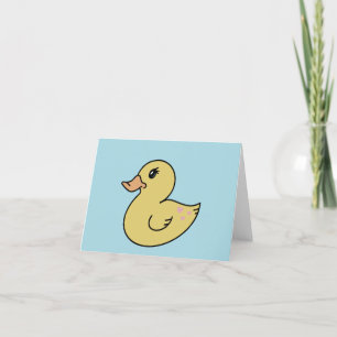 Anpassade Rubber Duckie Helgkort