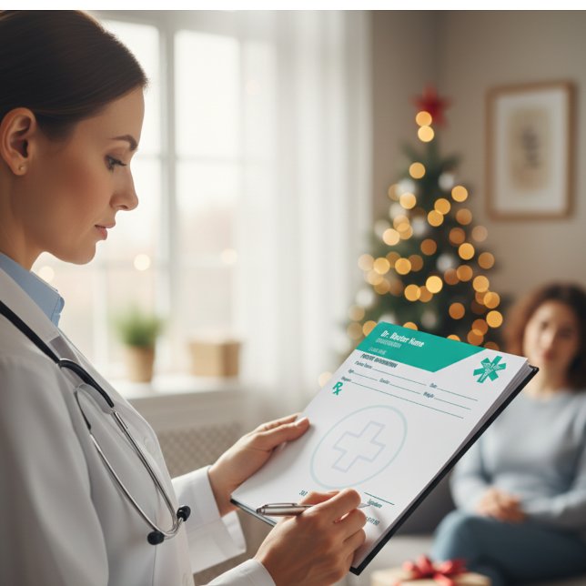 Anpassade RX Pad för Läkare - skrivarpad Anteckningsblock (Custom Prescription Pad Template | Editable RX Notepad )