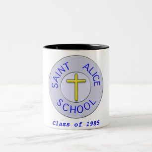 Anpassade Saint Alice School Färg, klass Två-Tonad Mugg