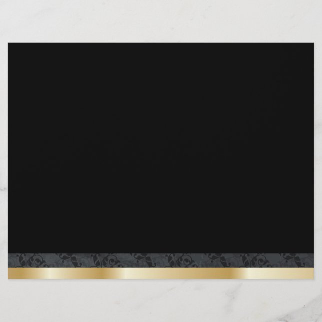 Anpassade Salon Three Fold Flyer (Framsida)
