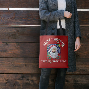 Anpassade Santa Jolly Ol Saint Nick Tygkasse