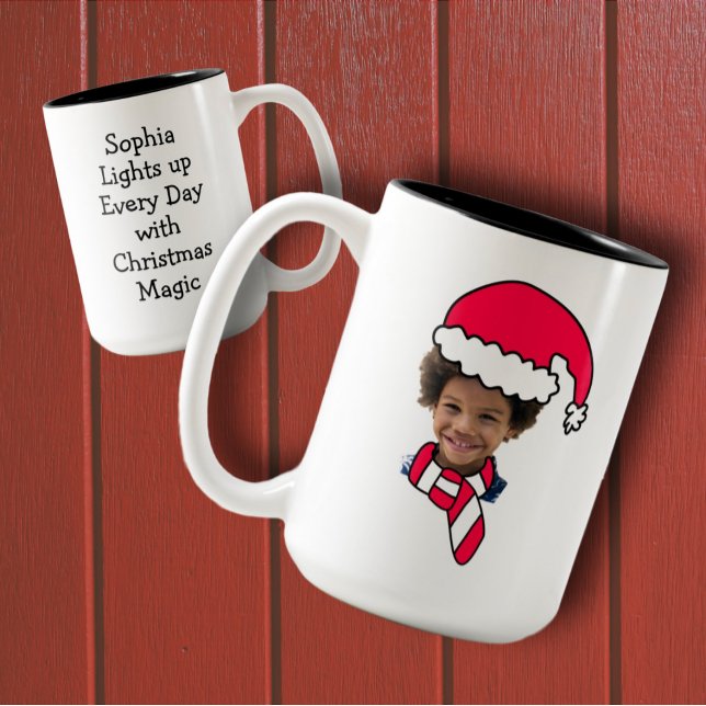 Anpassade Santa Photo Booth Mugg (Skapare uppladdad)
