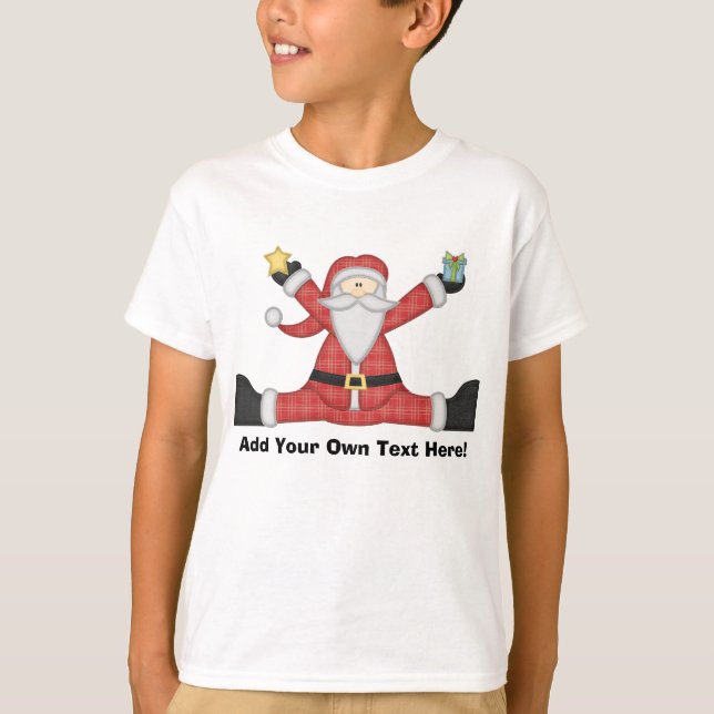 Anpassade Santa T-shirts (Framsida)