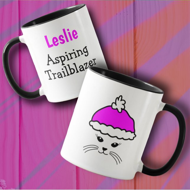 Anpassade Sassy Cat Trailblazer Mugg (Skapare uppladdad)