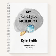 Anpassade Science Student Notebook